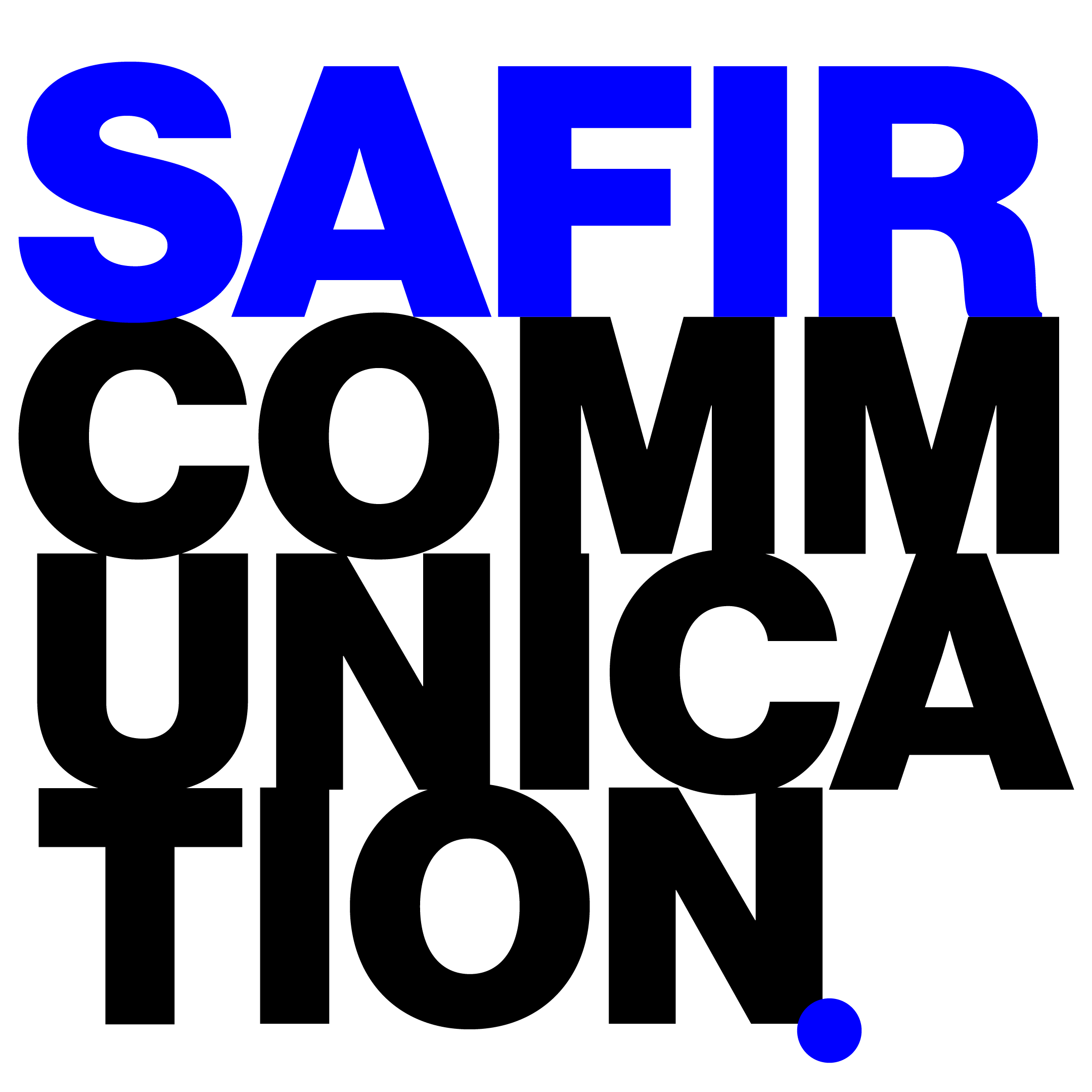 SAFIR COMMUNICATION LOGO BLA¦è
